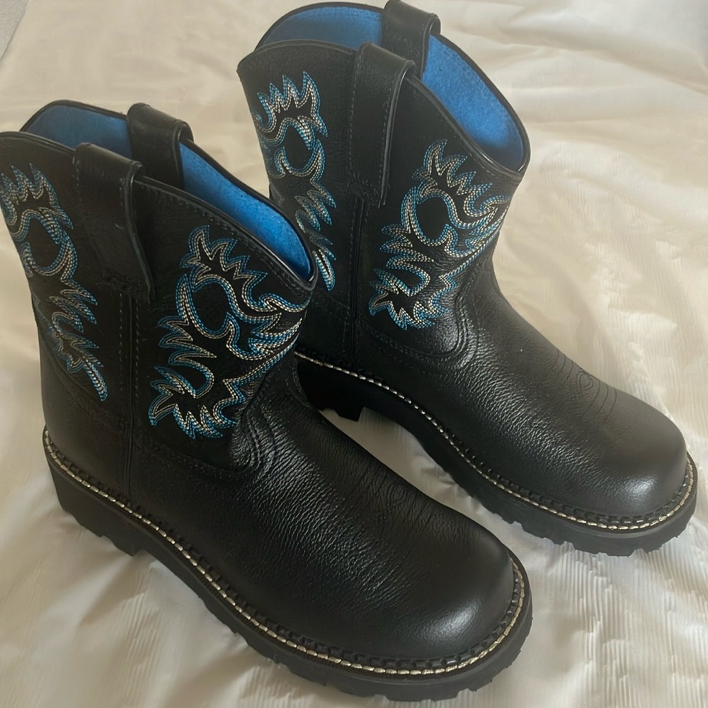 Black Ariat Western Boots